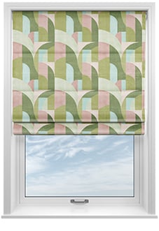 Varadero Velvet, Avocado - Motorised Roman Blind